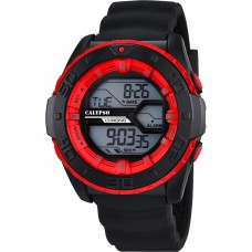 CALYPSO Digital Black Rubber Strap 5654-4